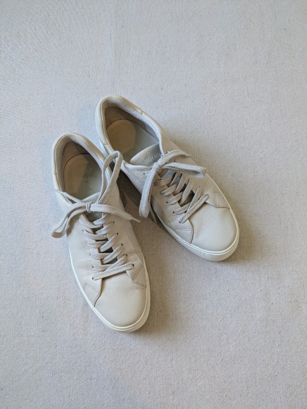 Vince Leather Platform Sneakers